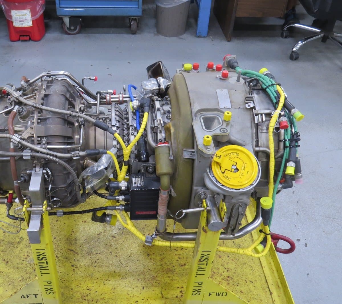 Compressor casing and accessory section of the T700 cold-section module